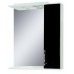 Mirror with a cabinet LAURA (60 cm), black
