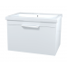 Suspended cabinet "Hilton-60" Premium with washbasin "ZEN 60", white