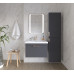 Suspended cabinet "Hilton-60" Premium with washbasin "ZEN 60", white