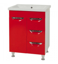 Washbasin Cabinet "LAURA 60" with drawers, white