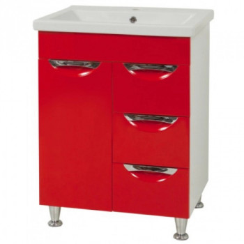 Washbasin Cabinet "LAURA 60" with drawers, white