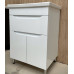 Cabinet on legs "Smail-K-60" with washbasin "Arteko-60", white