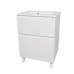 A pedestal on legs "DANA 60" with a washbasin "Elit 60", white