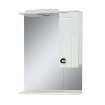 Mirror with a cabinet ELIZA (56 cm), white