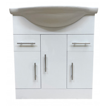 Washbasin Cabinet "SL-65-2-F", white