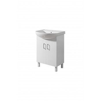 Floor standing Washbasin Cabinet "Proxi-60", white