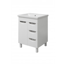 Washbasin Cabinet "LAURA 70" with drawers, white
