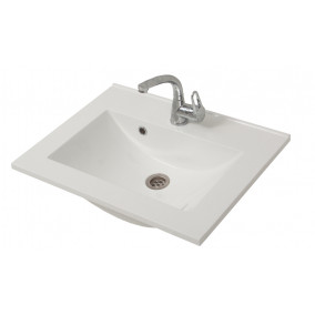 Bathroom Washbasin ELIT-60-N, white