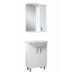 Mirror with a cabinet 3D (60 cm), white