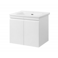 Suspended washbasin cabinet "Etna" 65, white