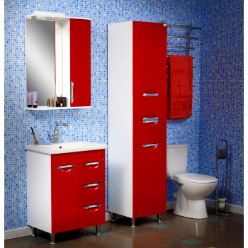 Комплект меблів Laura-60 червоний  для ванної кімнати