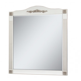 Mirror "ROMANCE" (80 cm) - golden/silver patina