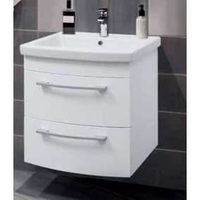 Wall-mounted Washbasin Cabinet "SOPRANO" (60 cm.), white