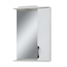 Mirror with a cabinet "LAURA" (56 cm), white