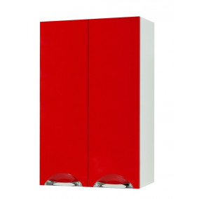  Wall-Mounted Vanity Unit "LAURA" (50 cm.), red