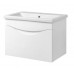 Wall-mounted Washbasin Cabinet "SMILE" (80 cm.), white