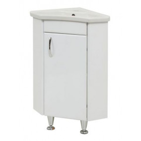 Washbasin Cabinet "CORNER" (40 cm.), white