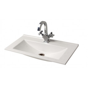 Bathroom Washbasin "ROCCA", white